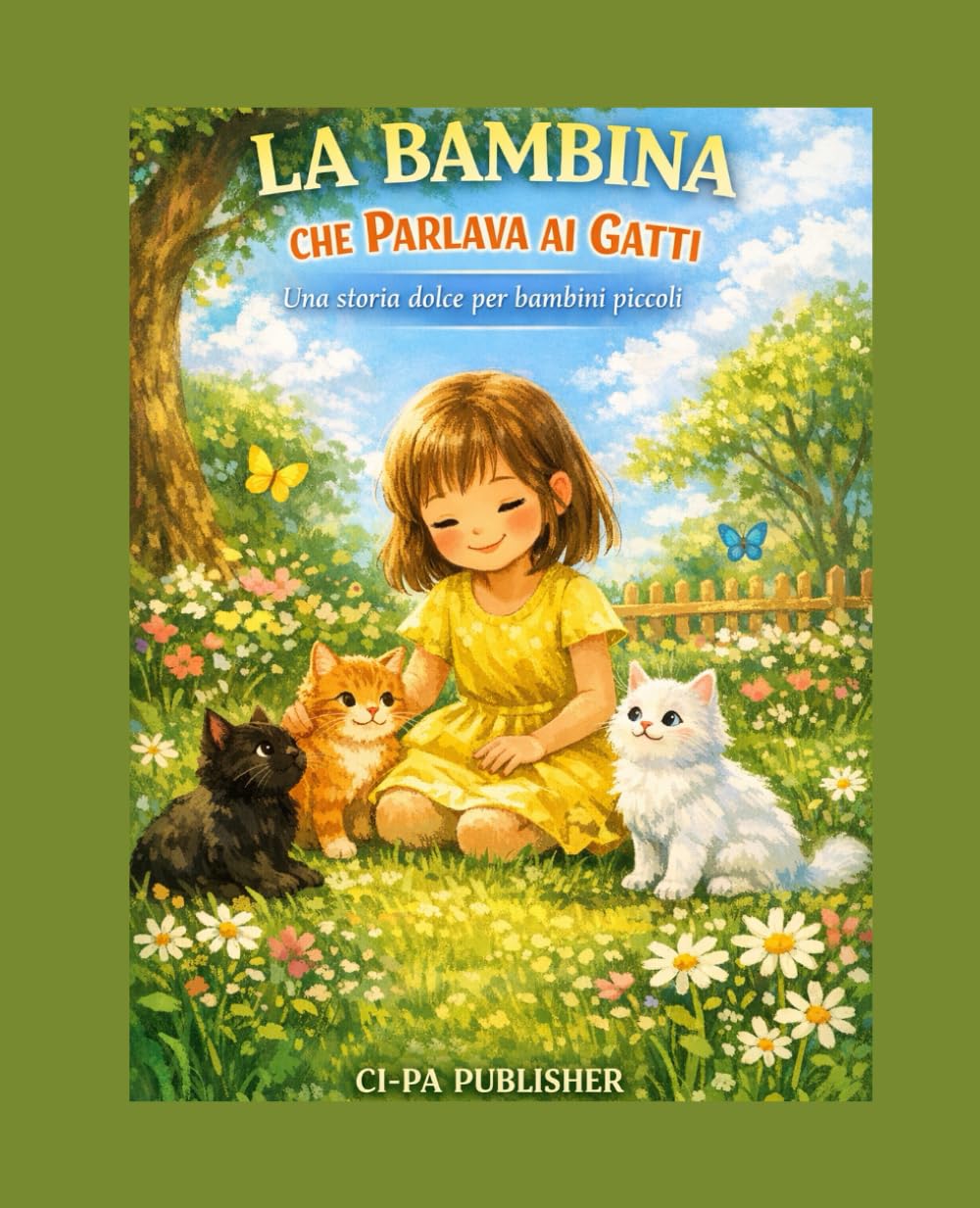 La bambina che parlava ai gatti: Una storia dolce per bambini piccoli