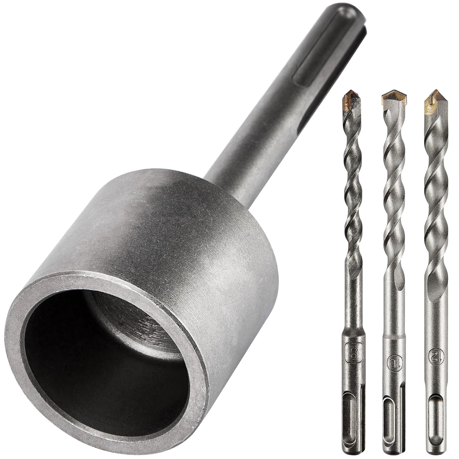 SDS Max Shank T-Post Driver for T Posts, 2" Diameter Head Compatible with SDS-Max Hammers, Fence Post Pounder for T Posts & Ground Rods