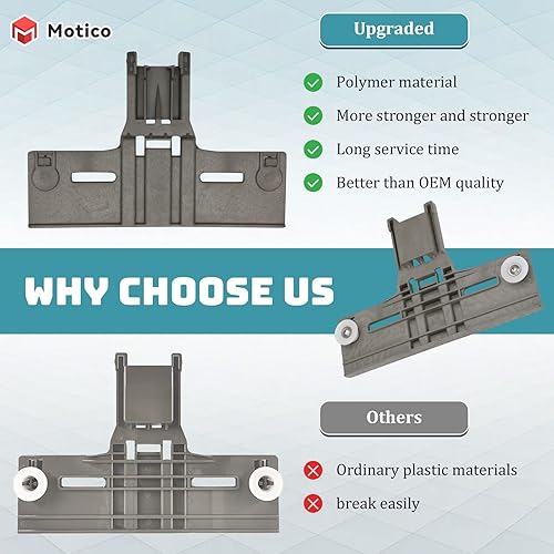 Miniatura 7 de Piezas de repuesto para lavaplatos Kenmore Whirlpool WDT750375 WDT730PAHZ0 WDT730PAHZ0 repuesto para repuestos de estante superior W10712395