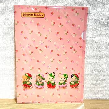 シルバニアファミリー　クリアファイル Amazon.co.jp: レアシルバニアファミリー クリアファイル いちご
