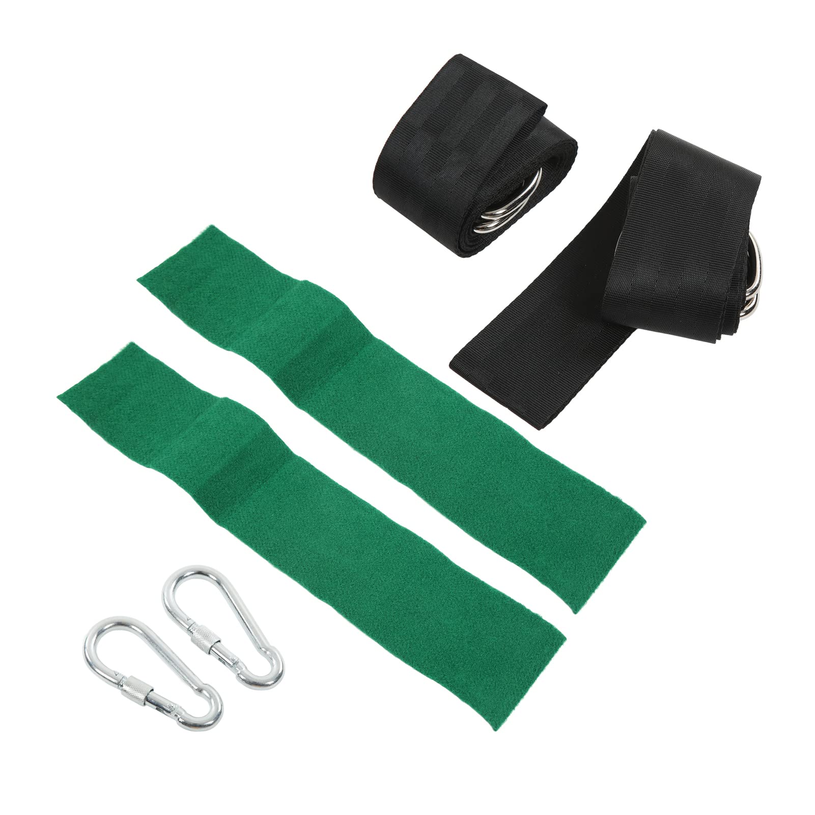 Kit sospeso al swing dell'albero cinghie resistenti con carabinatore pesante per campeggio altalena esterno