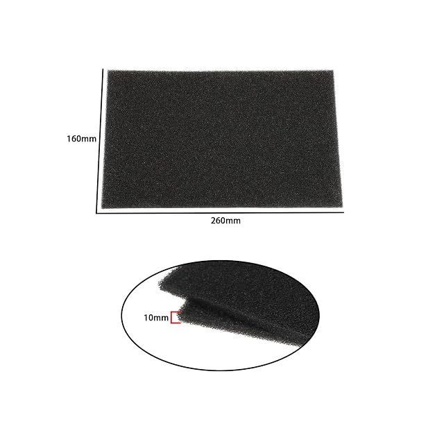 Foto 4 de 7 de eMagTech 2 Uds Esponja de Filtración para Acuario Filtro Esponja Espuma 260x160x10mm Filtros Esponja…