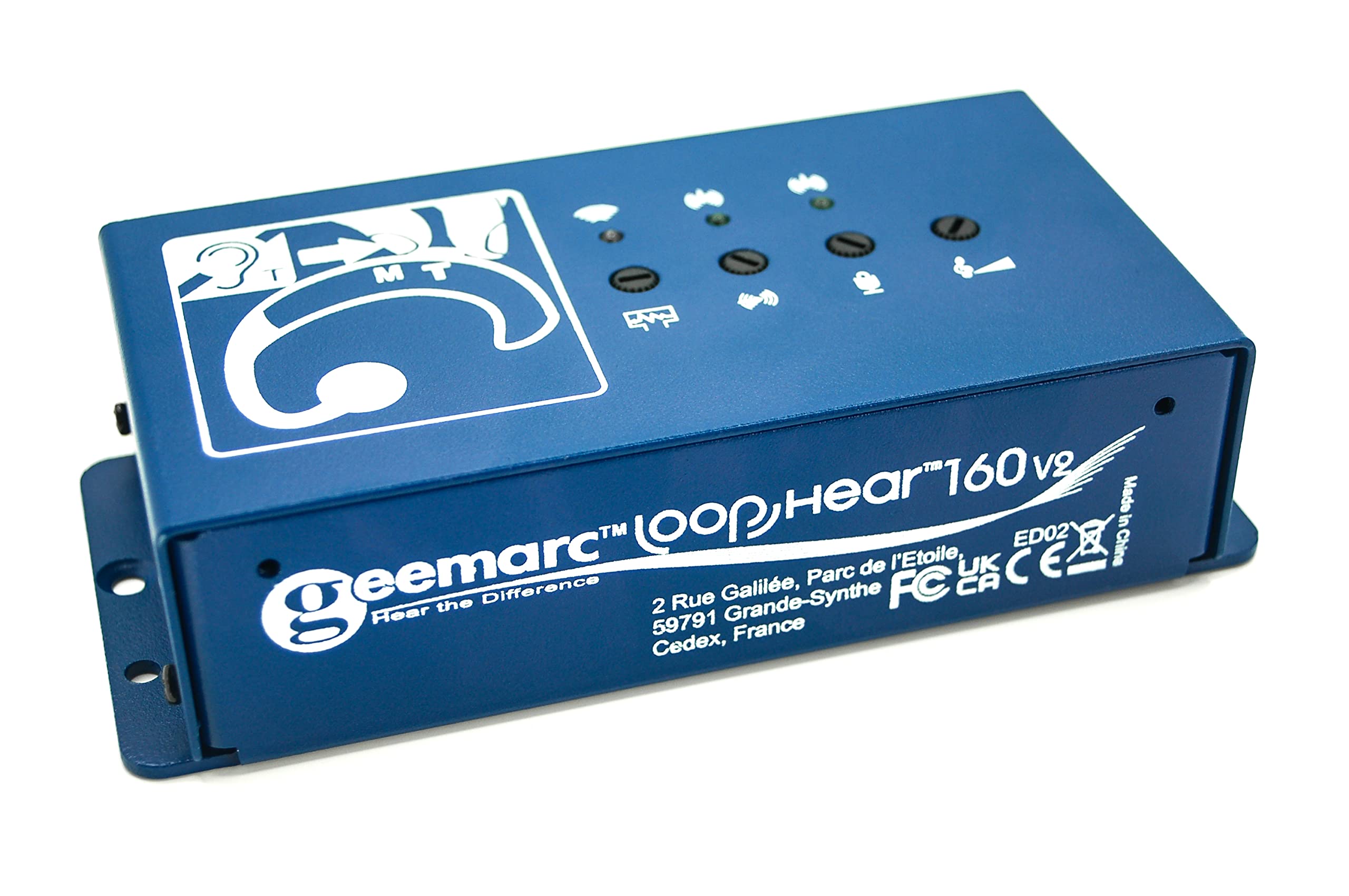 Geemarc WalLOOP Pack - Boucle à Induction Magnétique Fixe pour Les Établissements Recevant du Public - Rend Accessible aux Malentendants Les Guichets et Les Espaces d’Accueil