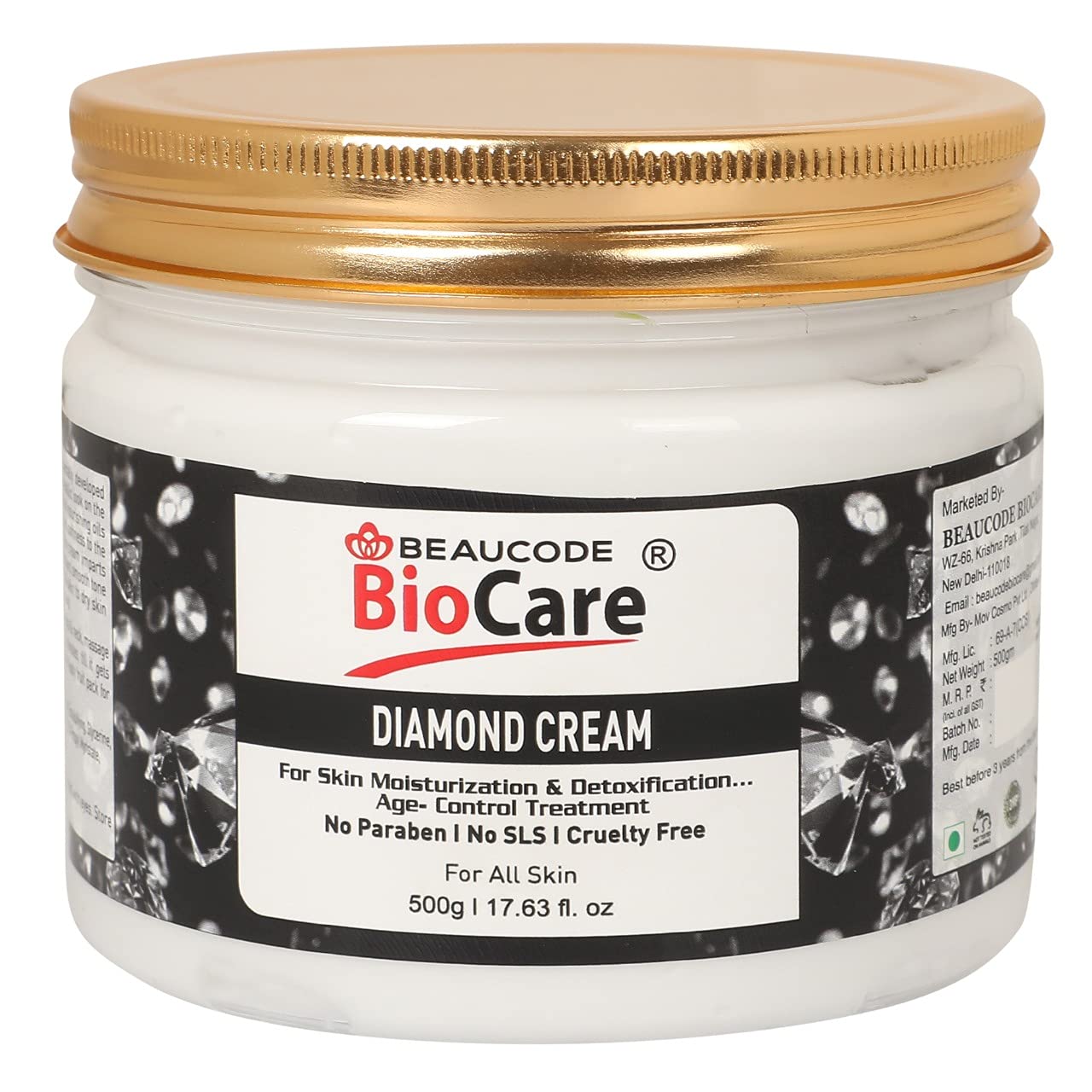 BEAUCODE BioCareDiamond Face And Body Cream 500gm