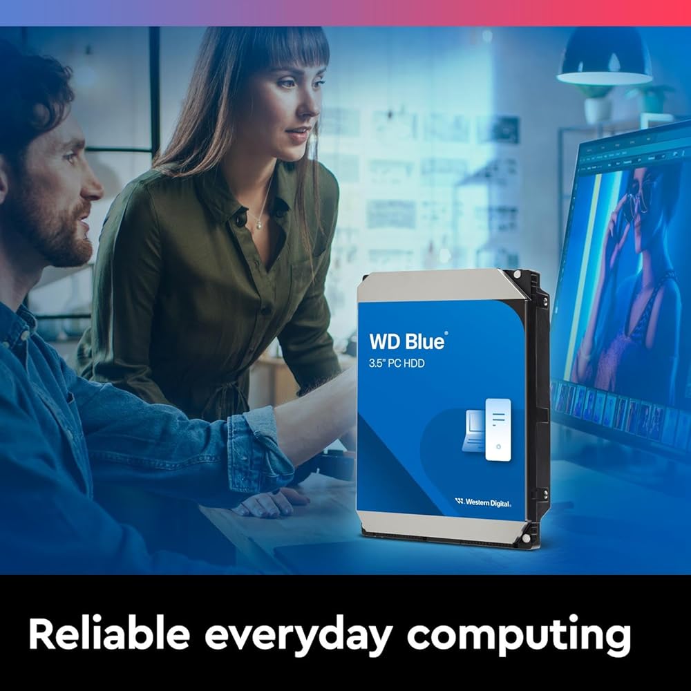 Western Digital WD Blue 4TB SATA 6Gb/s, 3.5" Internal Hard Drive with 5400 RPM & 64 MB Cache thumbnail 2