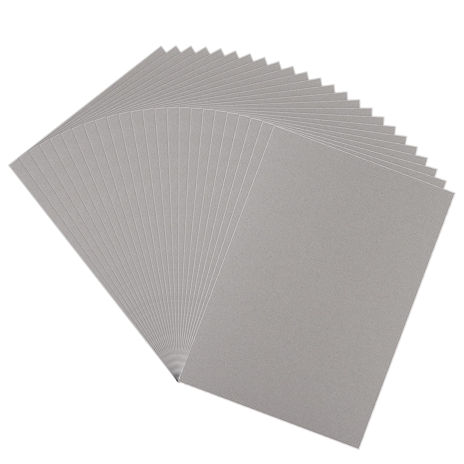ASelected 24 PCS A3 Greyboard,A3 Mount Board,Backing Board,Model Making Presentation Board,Recycled Card,Grey Board Cardboard,Double-Side Grey Board for Craft,Thick 2 MM