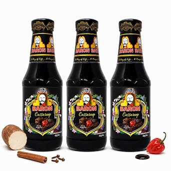 Baron Cassareep Seasoning 3 Pack, Total of 45oz
