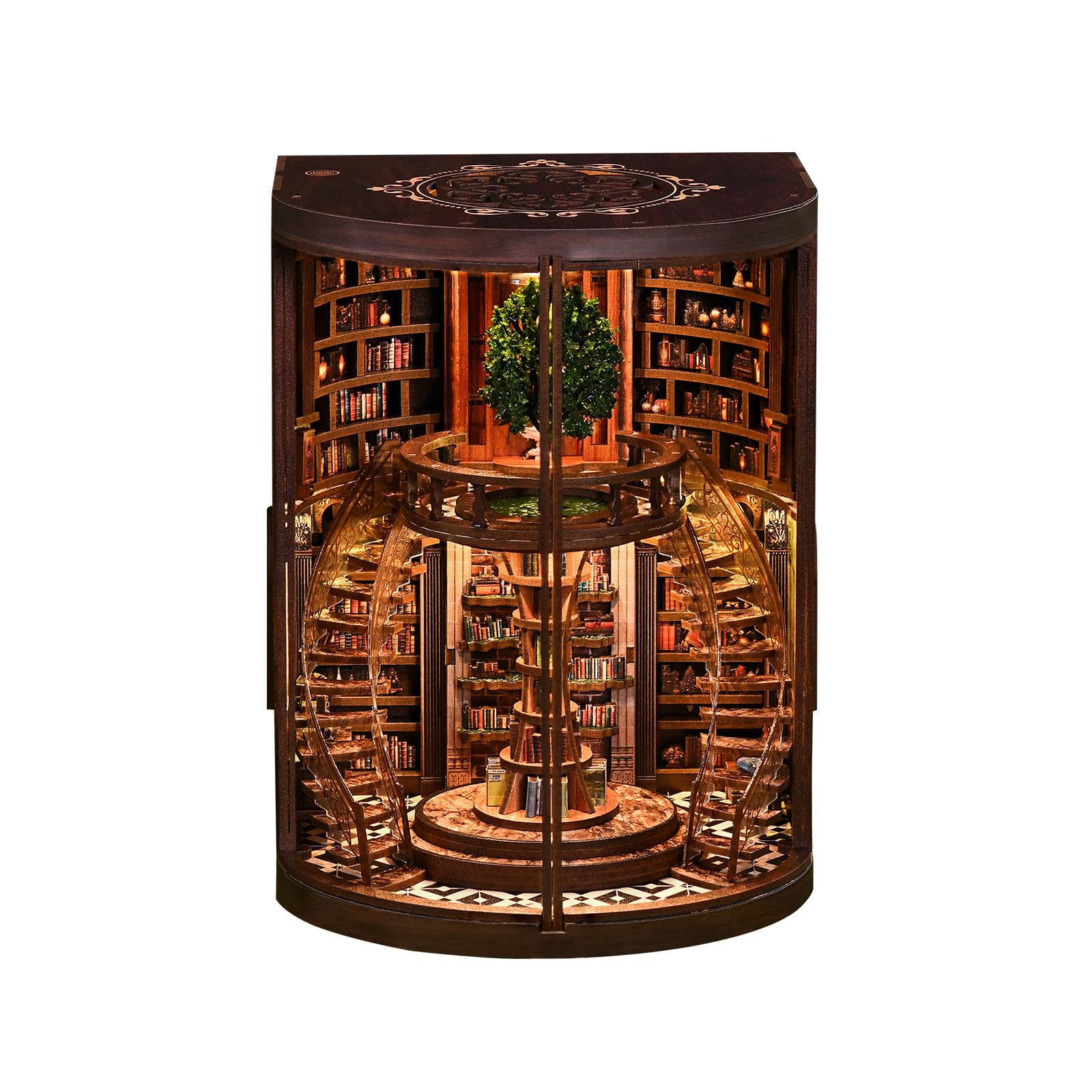 Book Nook DIY arbre en bois, le serre-livres idéal contre l'ennui