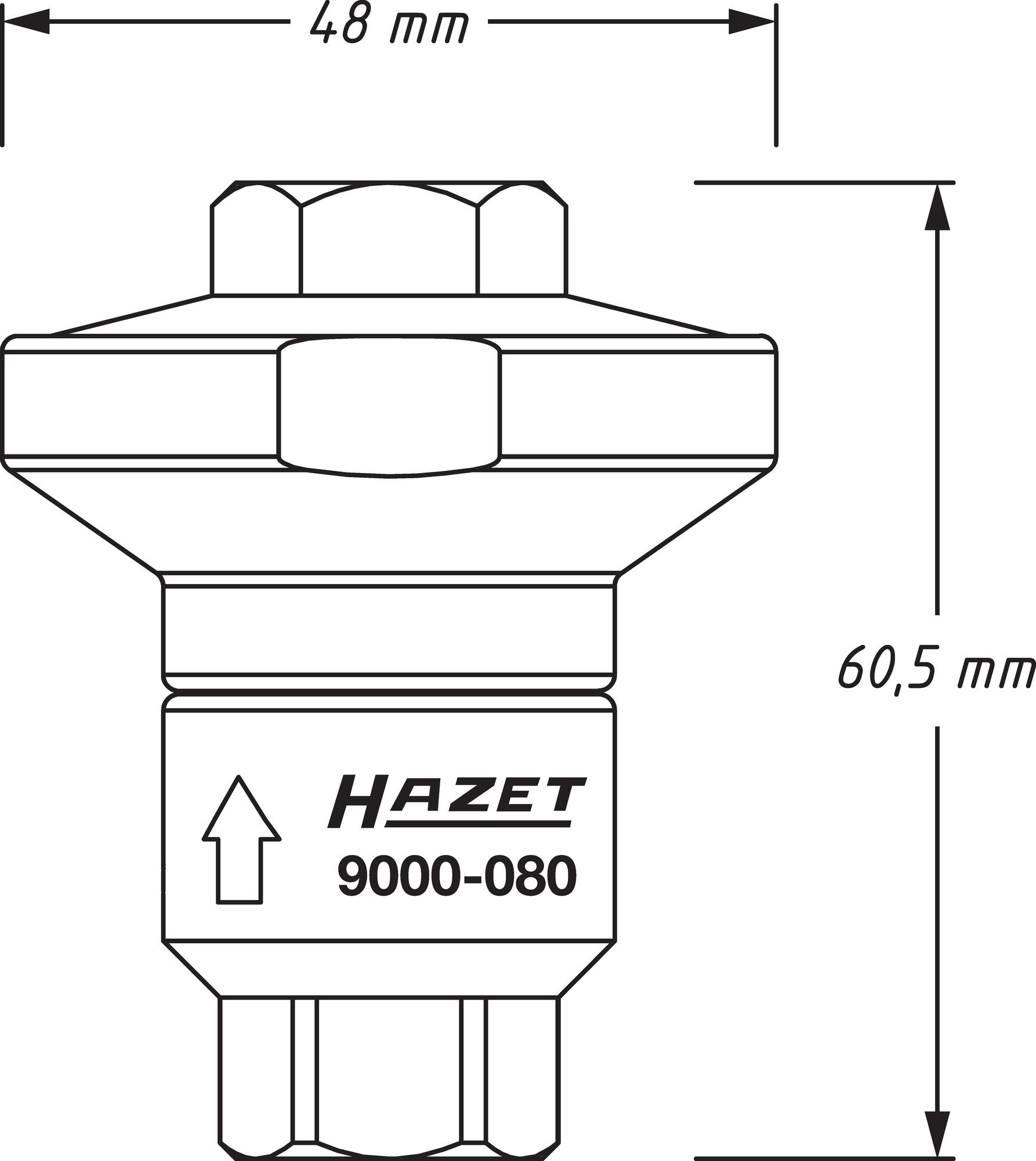 HAZET Druckluft Minderer 9000-080