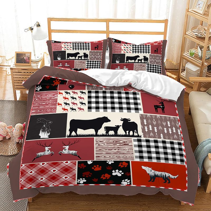 Housse de Couette Animaux de Noël pour Transformer la Chambre Enfant en Hiver