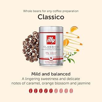 Illy Regular Coffee Beans, 250 Gram, Can, Vegetarian