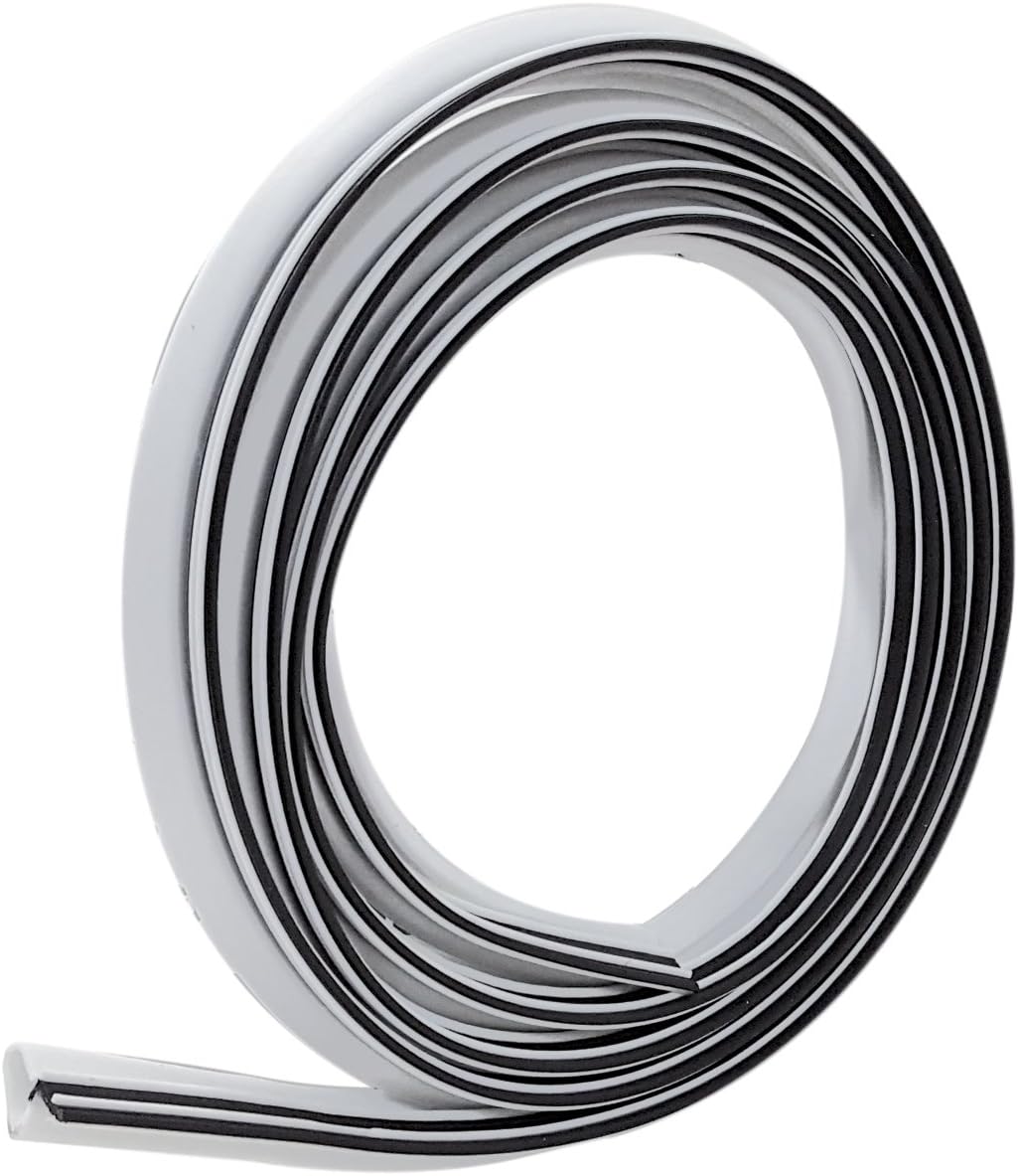 Frost King ES184W Weatherseal Replacement, 1/2In Wide x 3/4In Thick x 7Ft Long, White