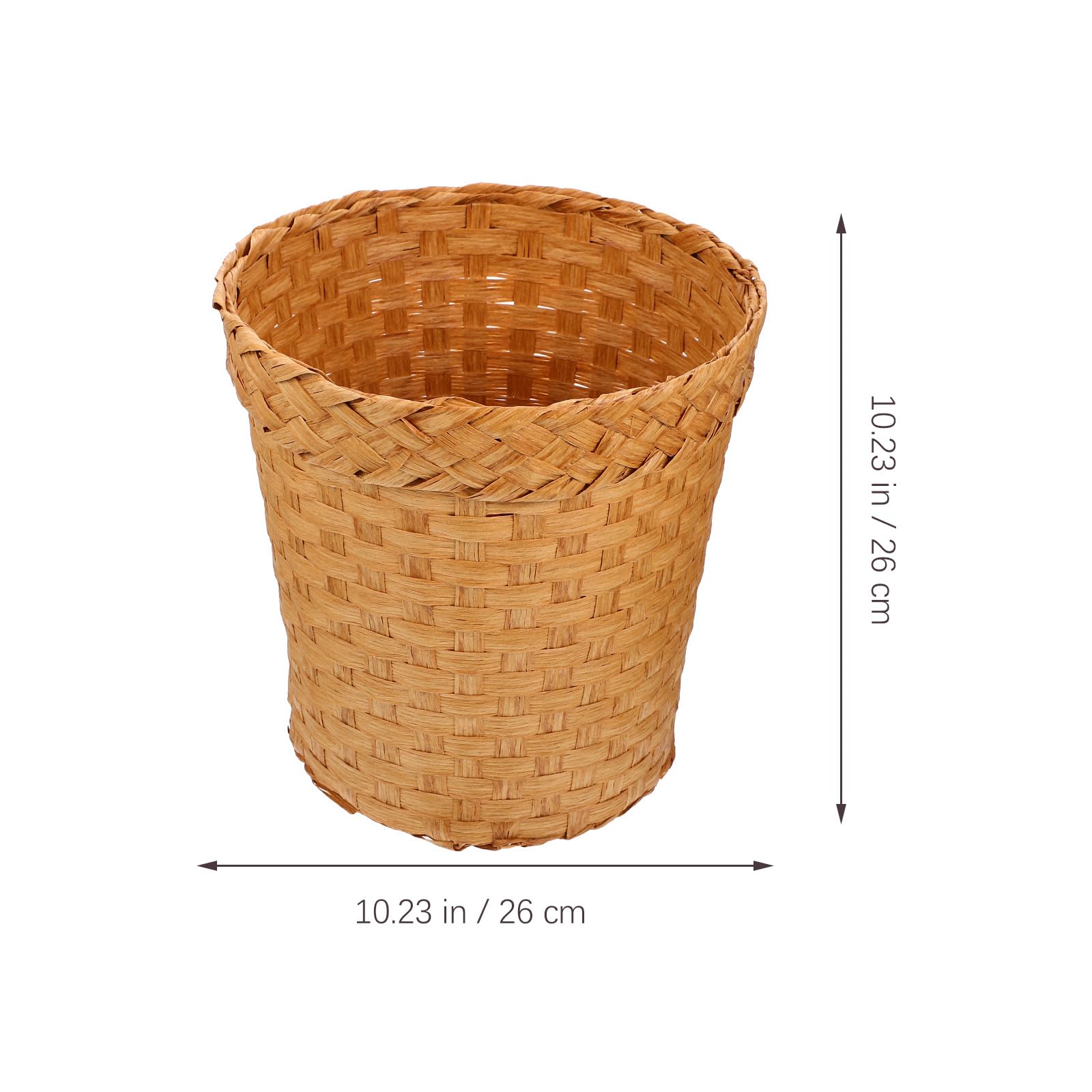 Cestino Gettacarte in Carta Color Kaki, Robusto e Facile da Spostare