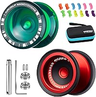 Vista 9 de MAGICYOYO V13 DEEPSPIN Yoyo bimaterial para niños de 8 a 12 años y adultos, Yoyo profesional de doble propósito para todos los niveles de habilidad