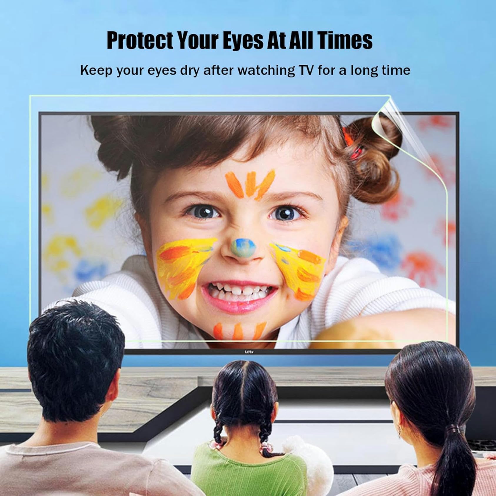 Protector De Pantalla para TV De 60 Pulgadas, Filtro De Pantalla Antiluz Azul/Antirreflejo Que Alivia La Fatiga Ocular para LCD, Led, OLED QLED 4K HDTV.