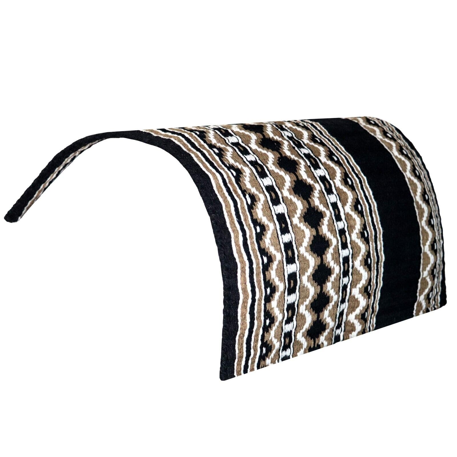 Horse Western Ranch Sottosella/Coperta da Sella Western in Lana neozelandese con Imbottitura in Lana con sensore Flex (Personalizzazione Disponibile) A11 (36" x 40")