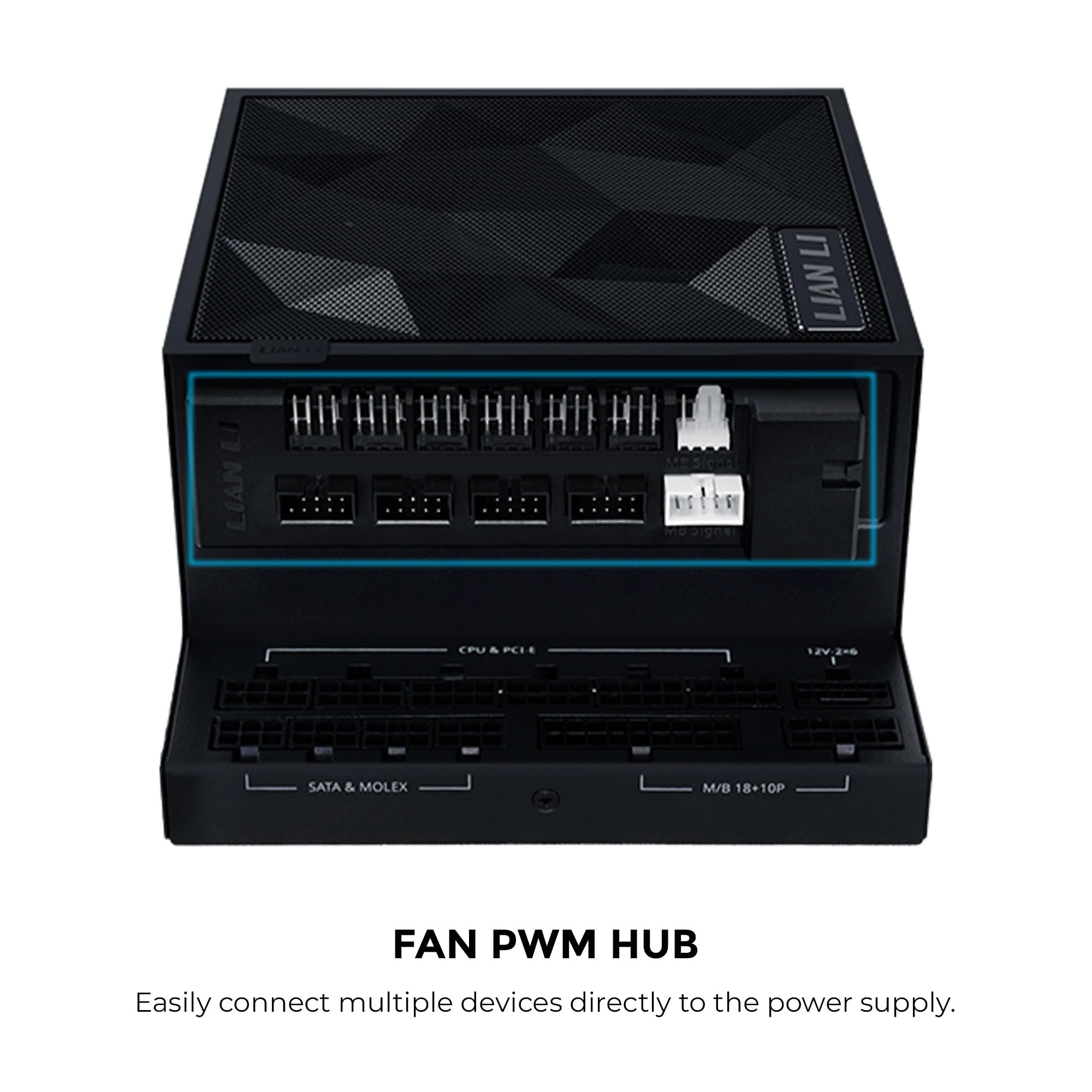 Amazon.co.jp: Lian Li EDGE ゴールド 1200W PC 電源 ブラック、1200