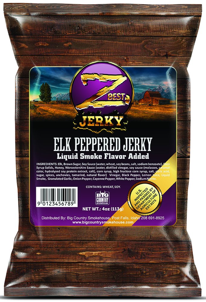 Zbest Jerky Peppered Beef 8.0 oz