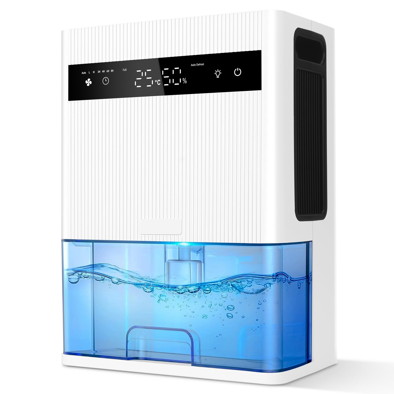 Electric Dehumidifier, 3000ml Portable Small Dehumidifier for Bedroom with Ultra Quiet & A...