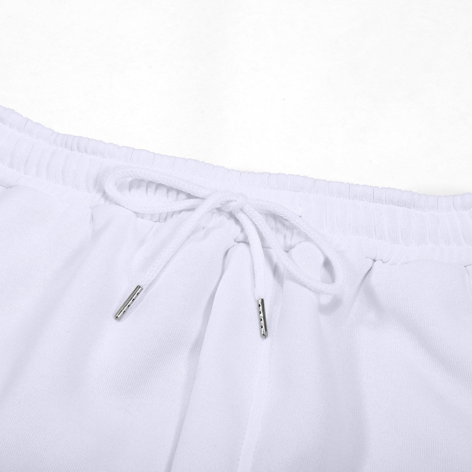 Pantalones para niño con cintura elástica y cordón, ajuste holgado, chándal con abertura para niños y adolescentes