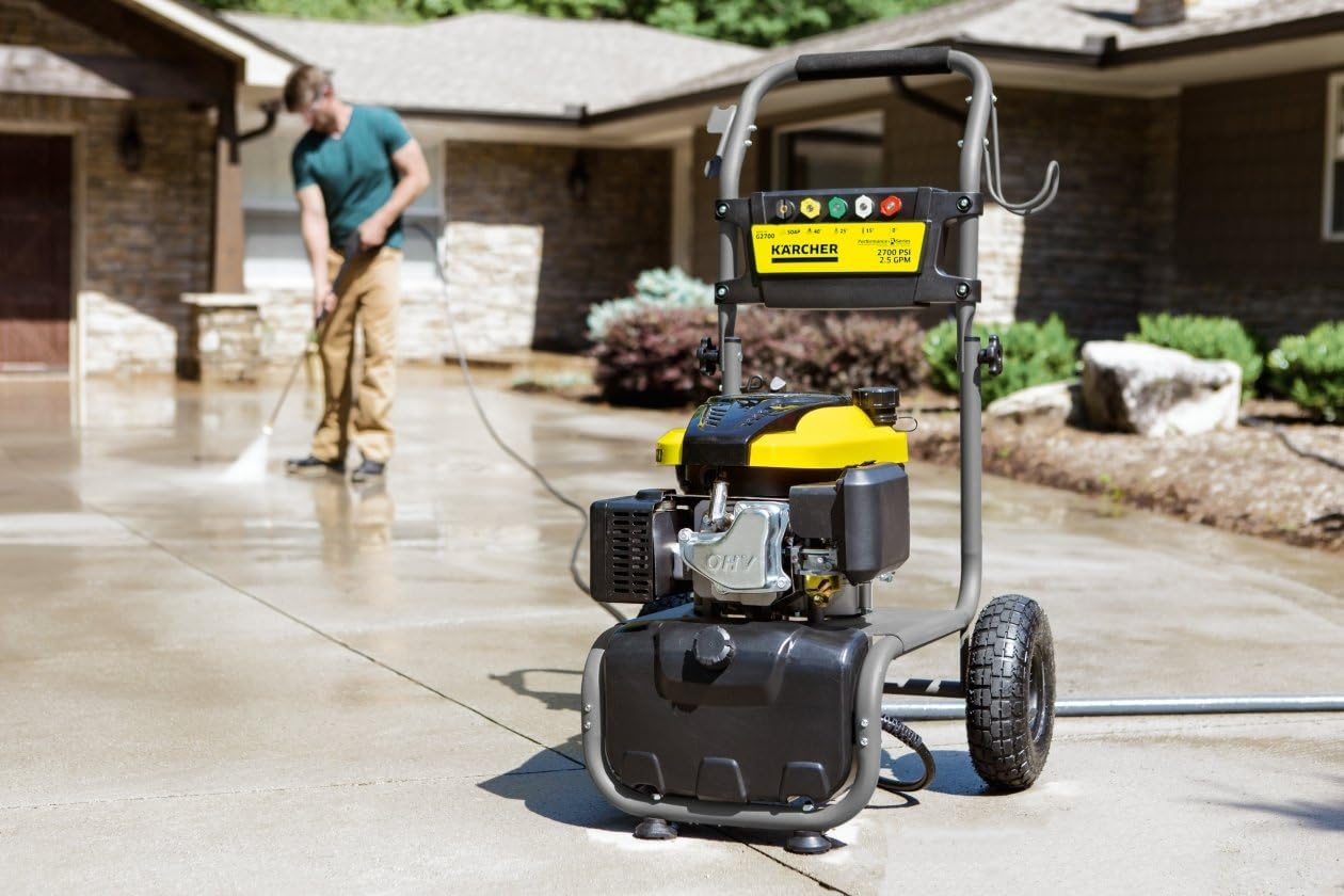 Karcher 9.558-124.0 Replacement Extension High Pressure Hose for Home & Garden Gas Pressure Washers, 50-Feet