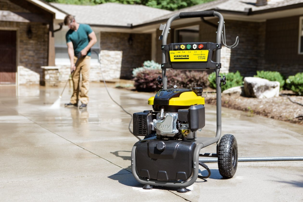 Karcher 9.558-124.0 - Prolunga per tubo ad alta pressione di ricambio per idropulitrice ad alta pressione a gas, per lavori domestici e in giardino, 15,2 m