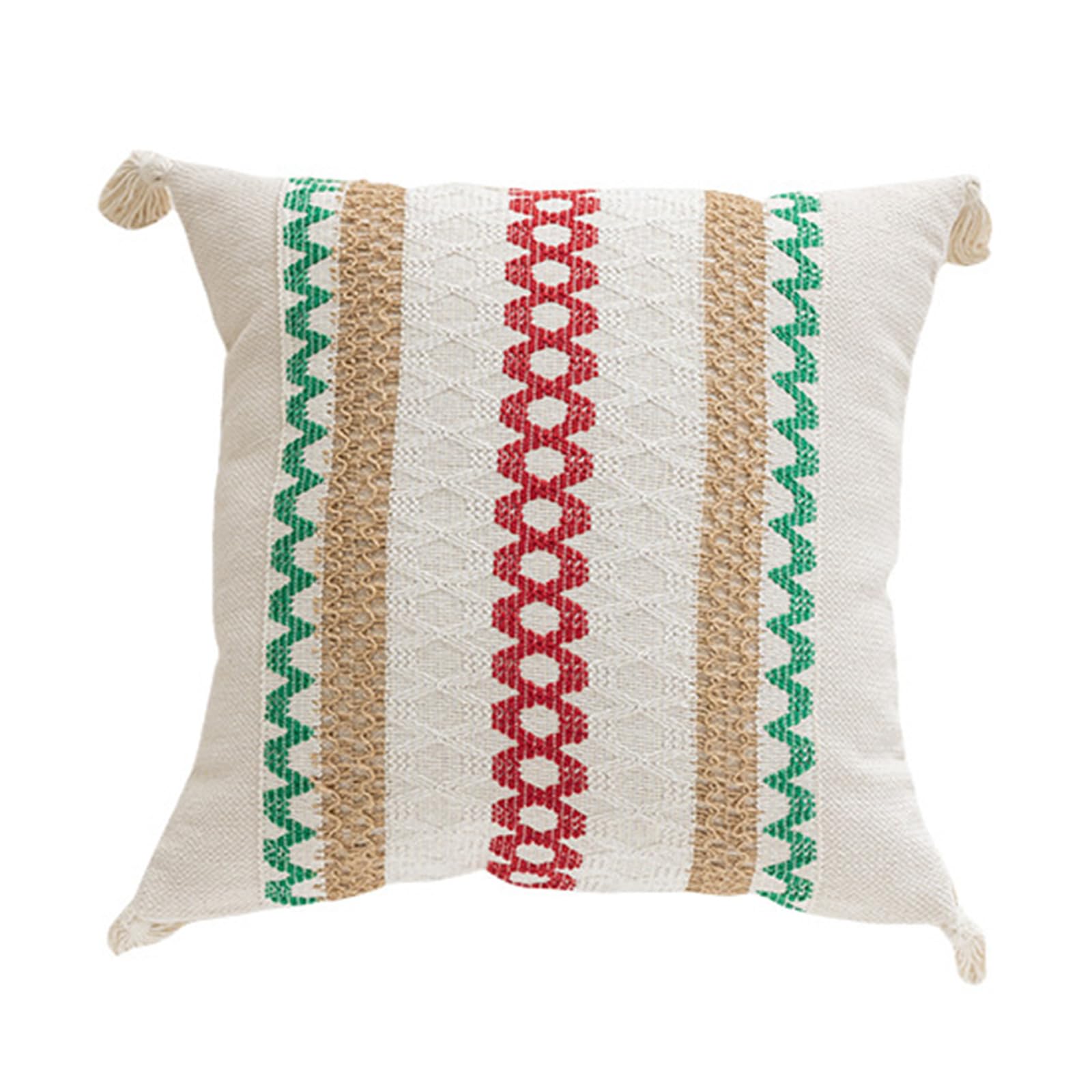 Carotoe K Durability Polyester Cotton Pillow Christmas Cushions Covers For Festival Home Accent Christmas Decors Throw Pillow Covers
