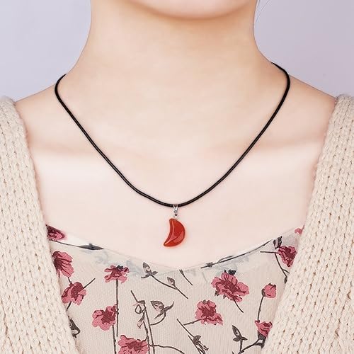 Miniatura 28 de SUNNYCLUE Colgantes de piedras preciosas naturales de cuentas de chakras curativas de forma irregular Piedra irregular,50 unidades, 25 colores,Luna