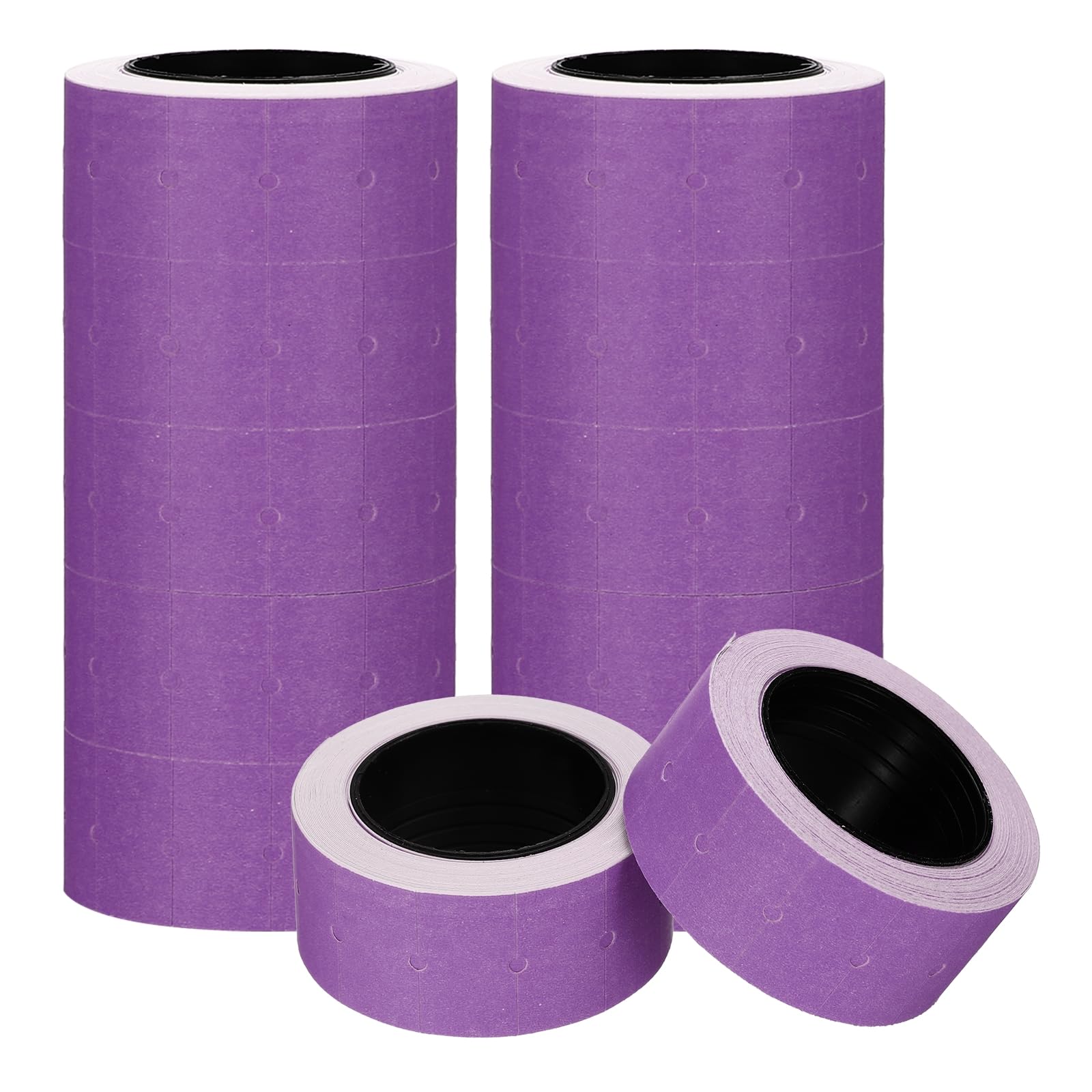PATIKIL Price Gun Labels for Mx-5500, (10 Roll 4000Pcs, Purple), Sticky Price Marker Label Stickers Blank Tag Stickers, Suit for - Retail Shop Office