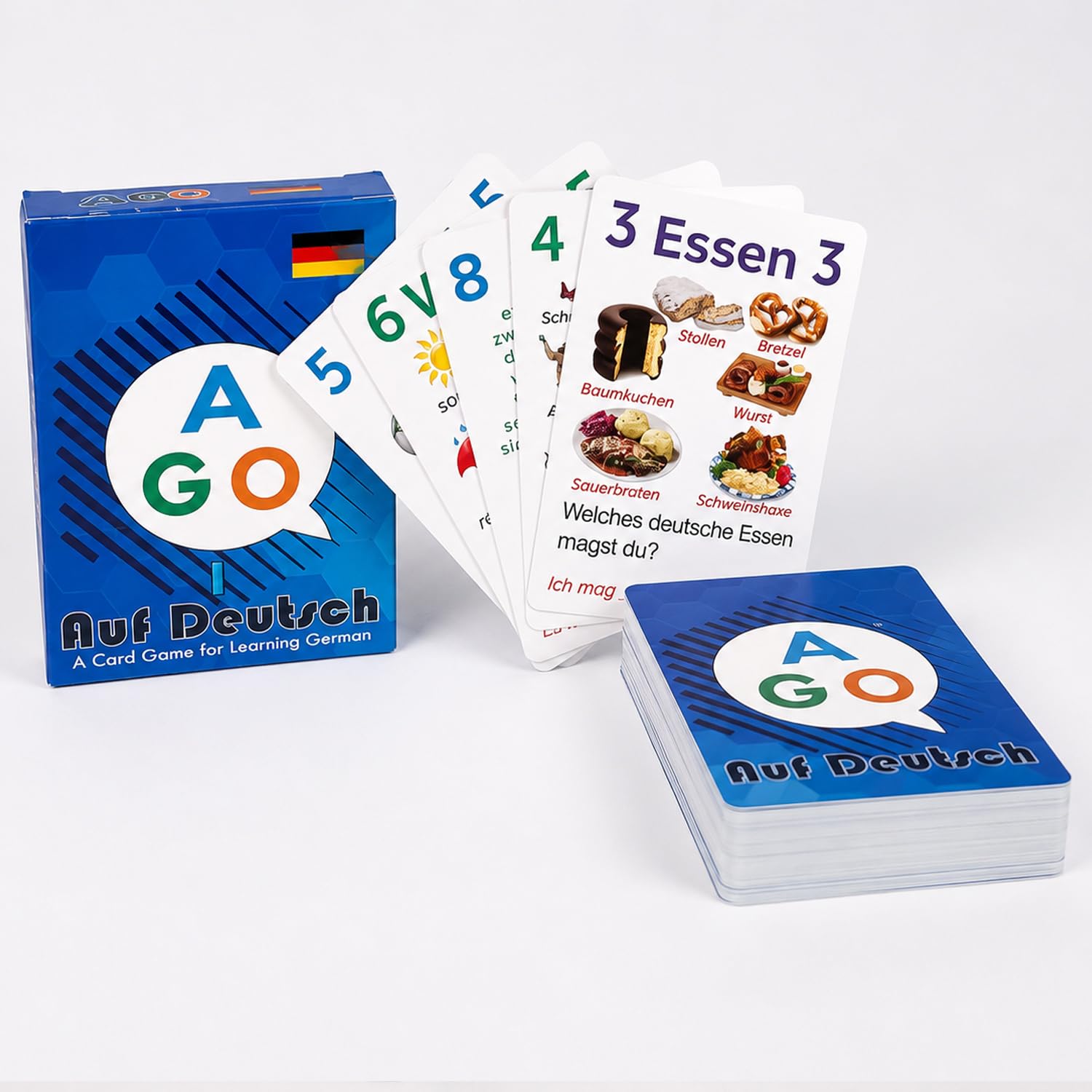 Amazon | AGO Auf Deutsch レベル1 ドイツ語学習版 カードゲーム
