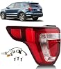 Tail Lights Compatible with 2016-2019 Ford Explorer BaseXLTLimitedPlatinumPolice Interceptor Utility Taillight with Bulbs and Wiring Harness OE: FB5Z13405A( Left Driver Side Chrome Housing