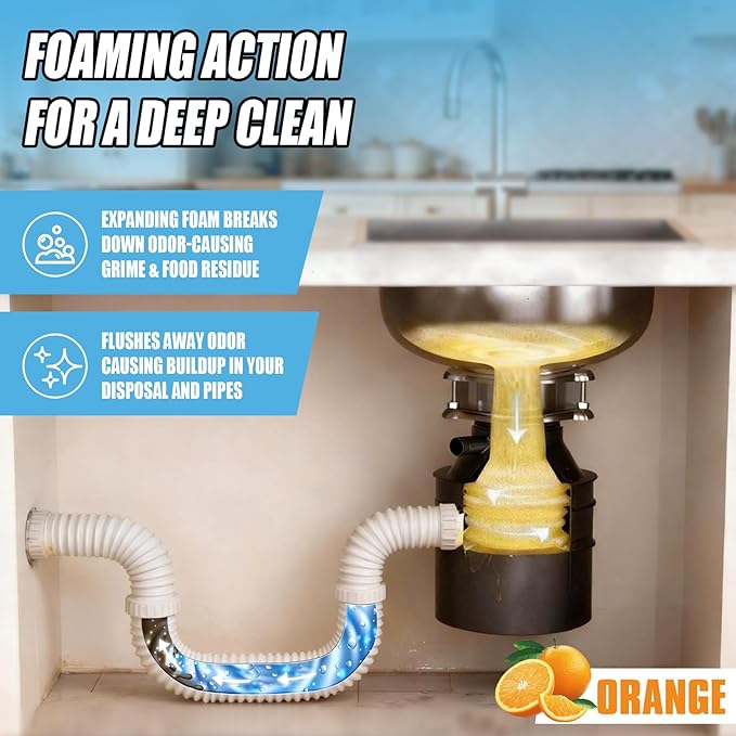 Tabletas Limpiadoras para Triturador de Basura, Desodorizantes miniatura 5