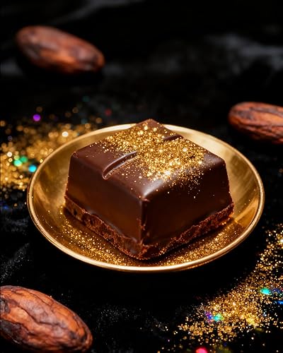 Miniatura 5 de Polvo Luster Dust comestible para bebidas, 4 colores: SIMEKKO Polvo de brillo comestible de grado alimenticio para pasteles, bebidas, fresas y