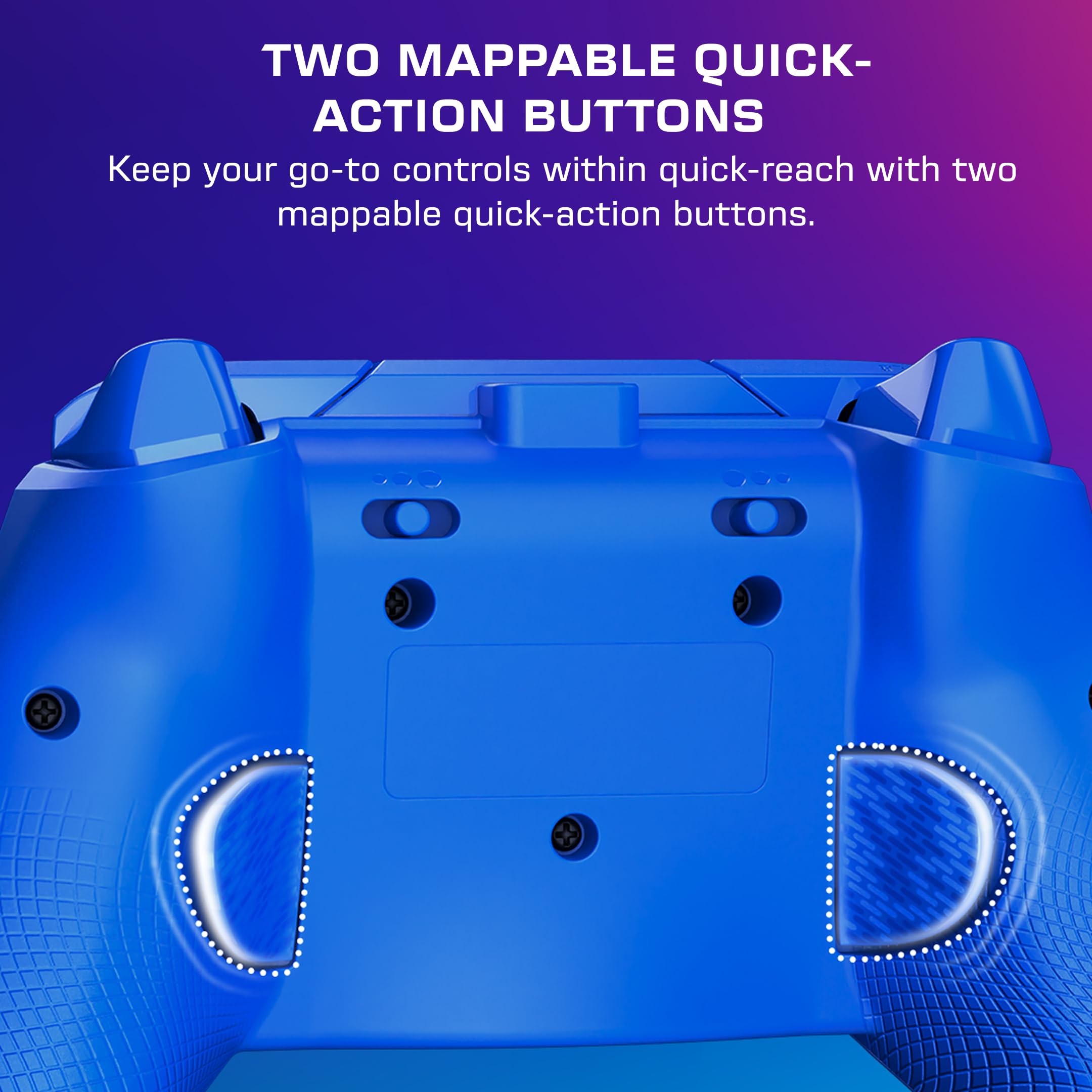 Turtle Beach Afterglow Wave Controller Blau Wired RGB Gaming Controller – Lizenziert für Xbox Series X oder S, Xbox One und Windows - 4