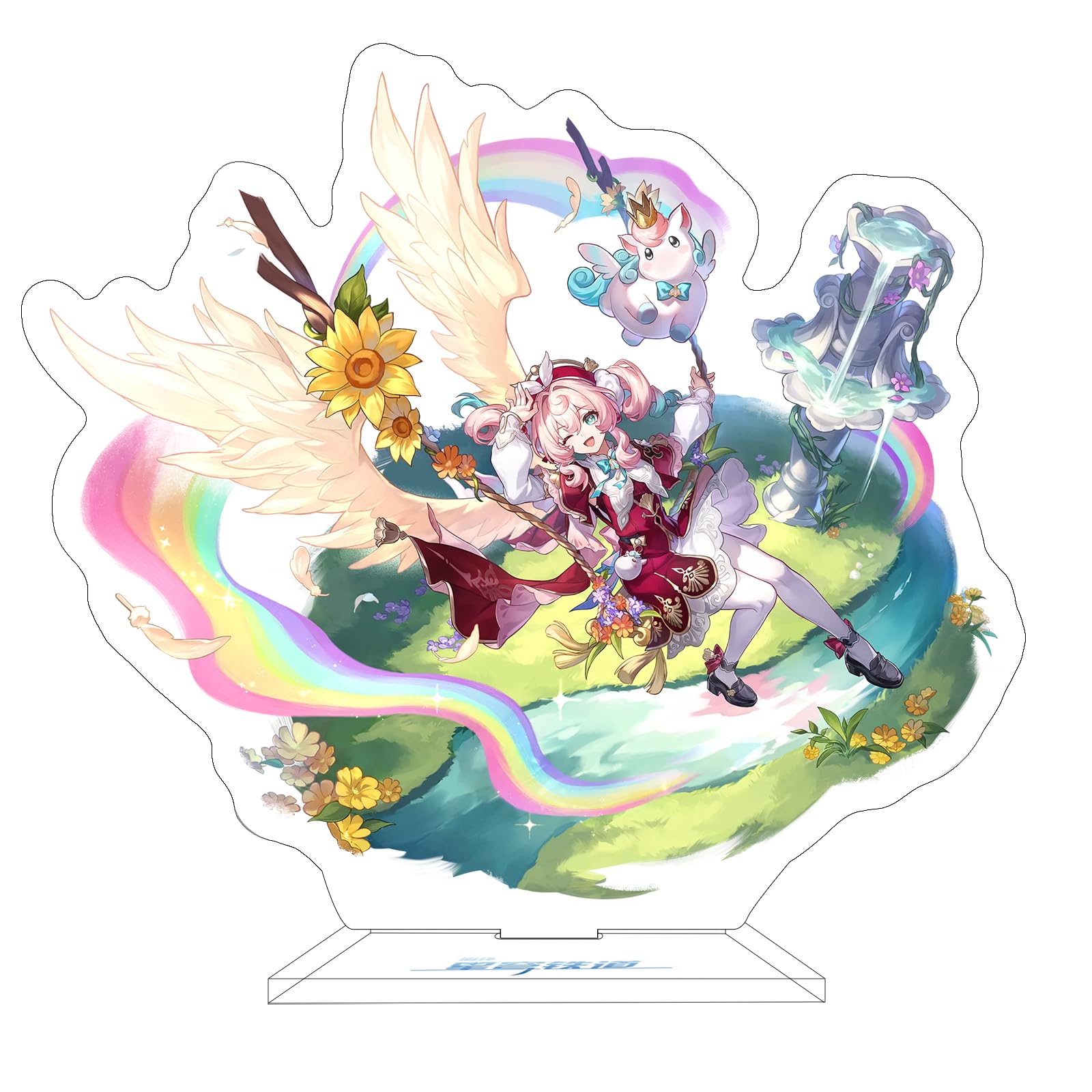 Rainteam Hyacine Honkai: Star Rail Acrylic Stand Figure Amphoreus' Saga Of Heroes Standee Character Decorations (Hyacine)