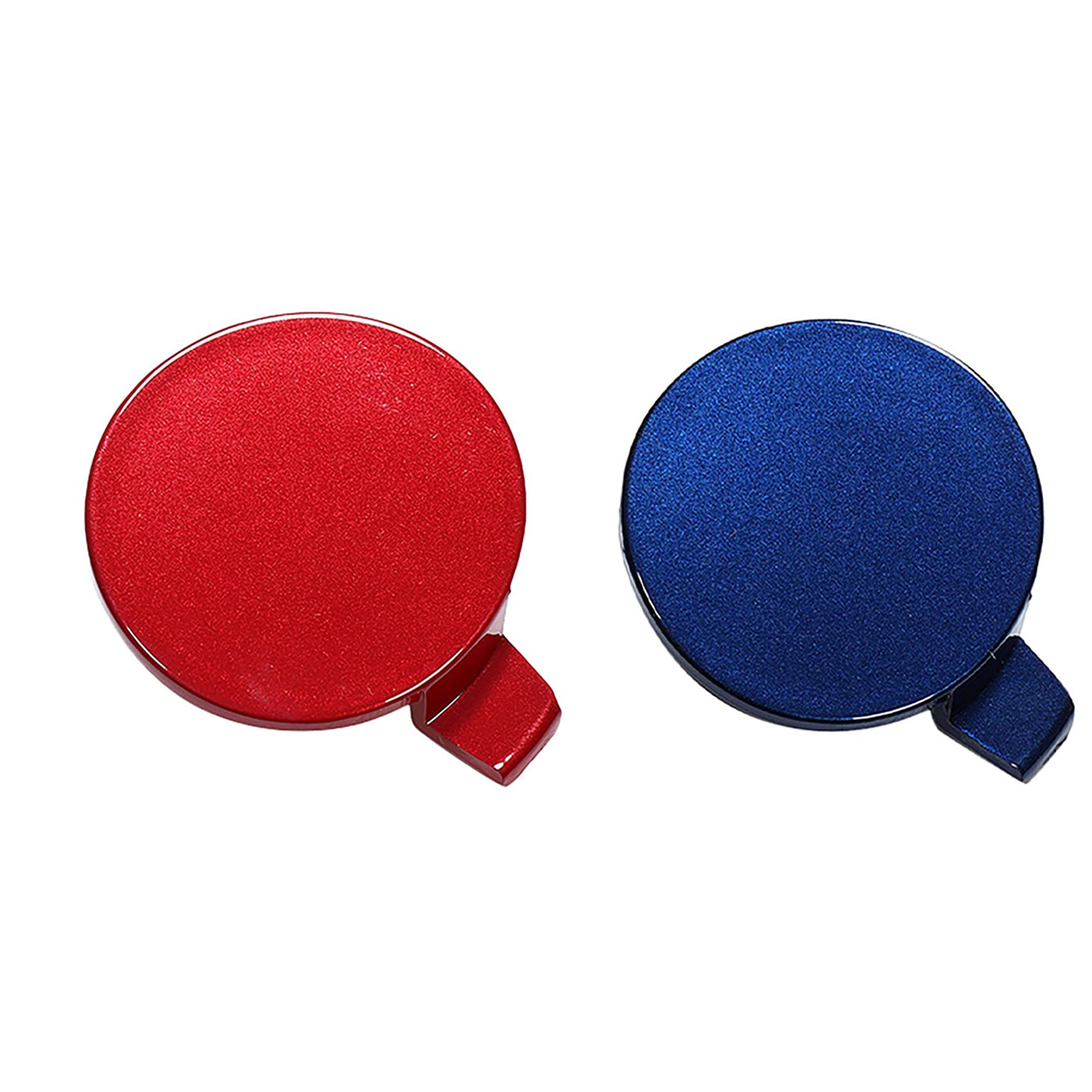 Bloepum 2Pcs Car Front Bumper Tow Hook Cap Cover Fit for 2017-2021 ABS,Blue & Red