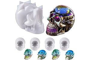 Remarkable Skull Resin Molds for Art, Decor, and More