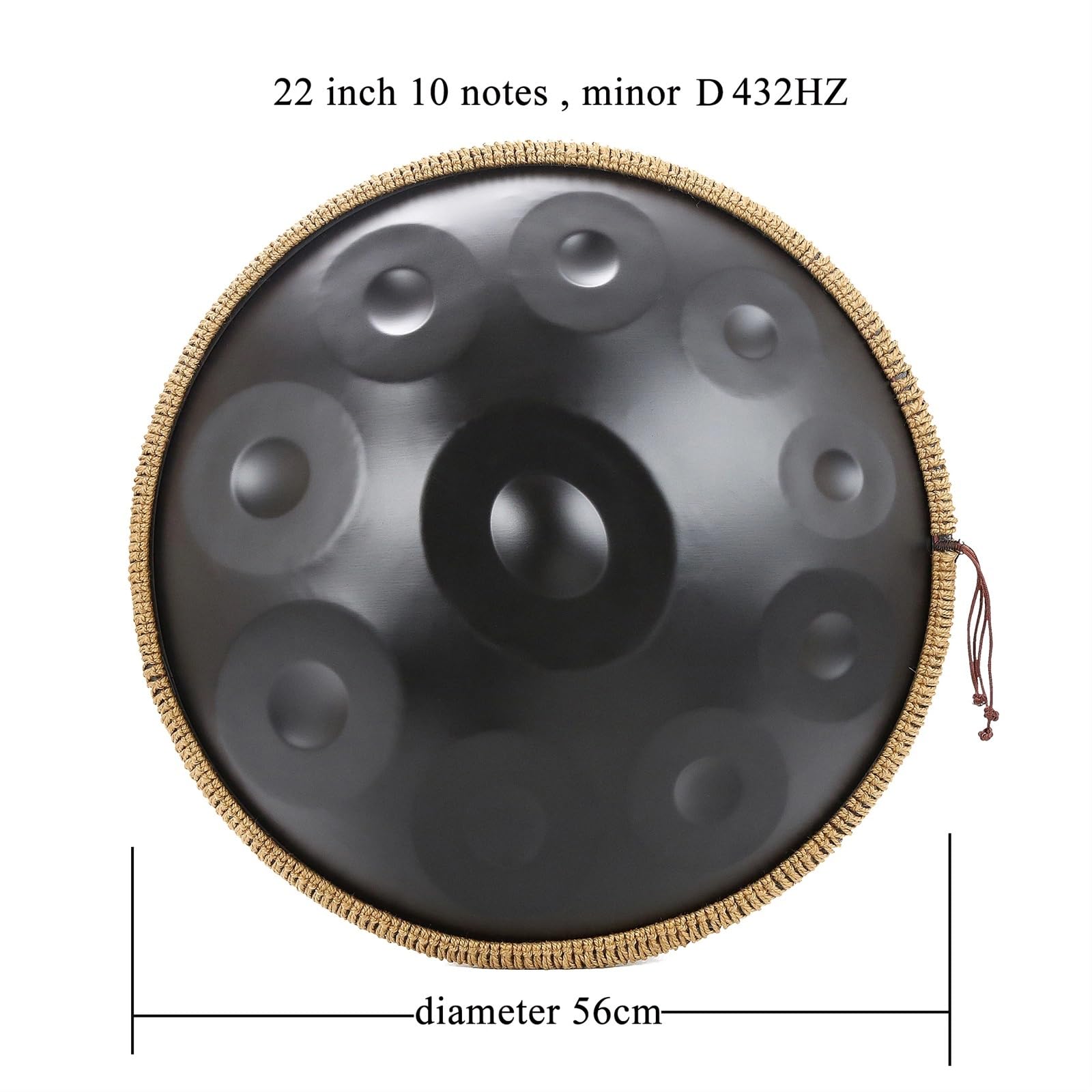 432Hz 10ノート ハンドパン ハンドドラム Amazon | ハンドパンドラム ハンドパン 432HZ 10 ノート D