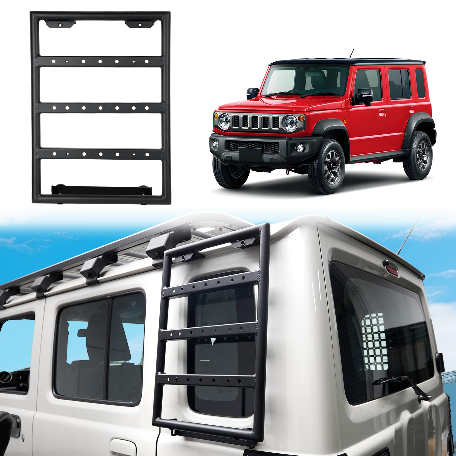 Amazon.co.jp: Cartist ジムニーノマド JC74 サイドラダー ウィンドウ