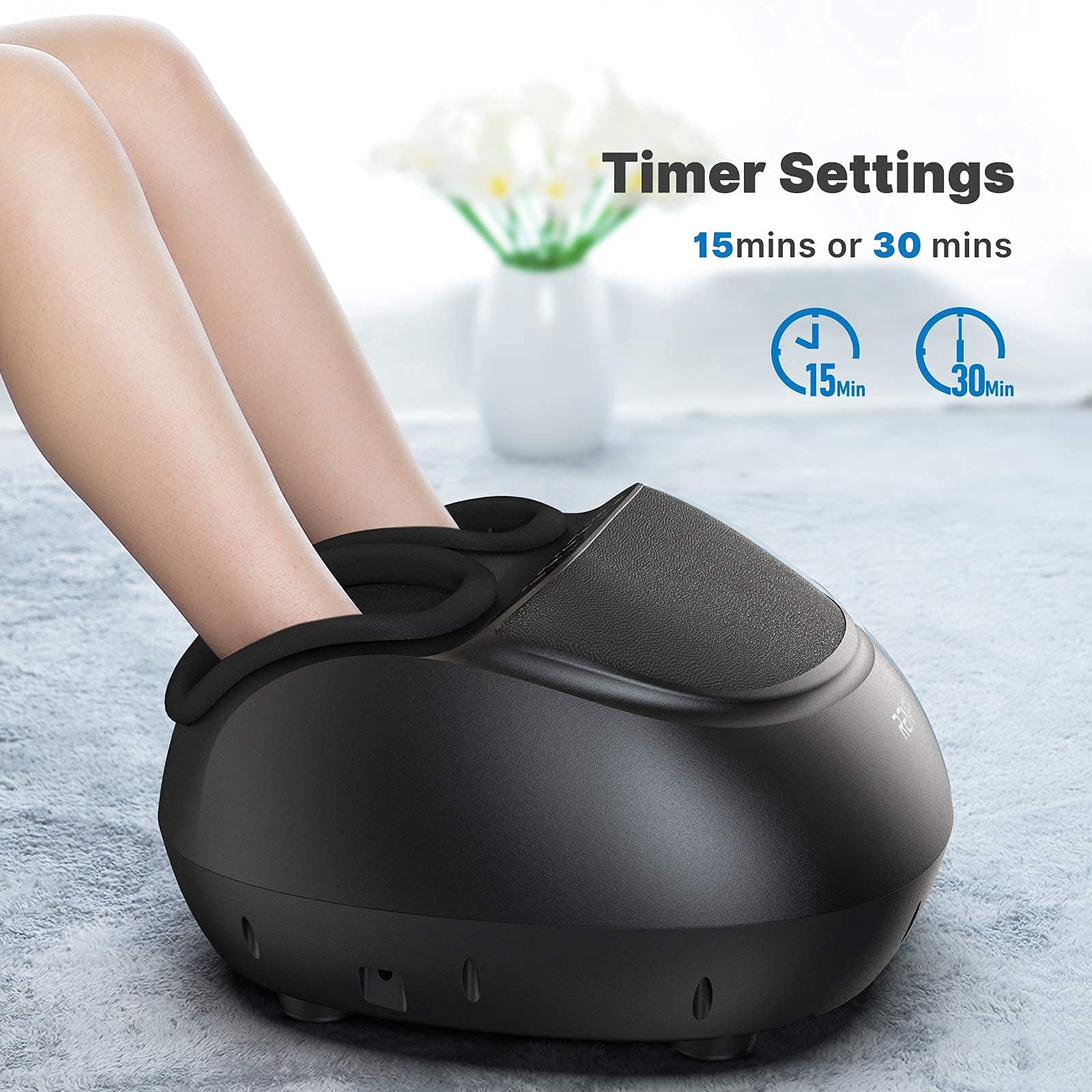 RENPHO Shiatsu Foot Massager Machine with Heat, Deep Kneading Therapy