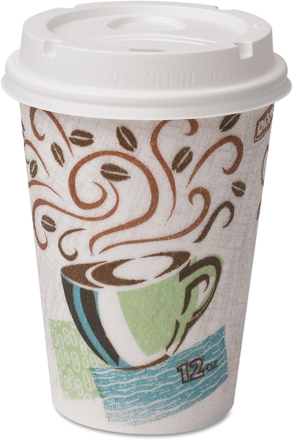 Dixie Paper Perfectouch Disposable Hot Cups, 12 OZ Cups / 50 Count Health & Household