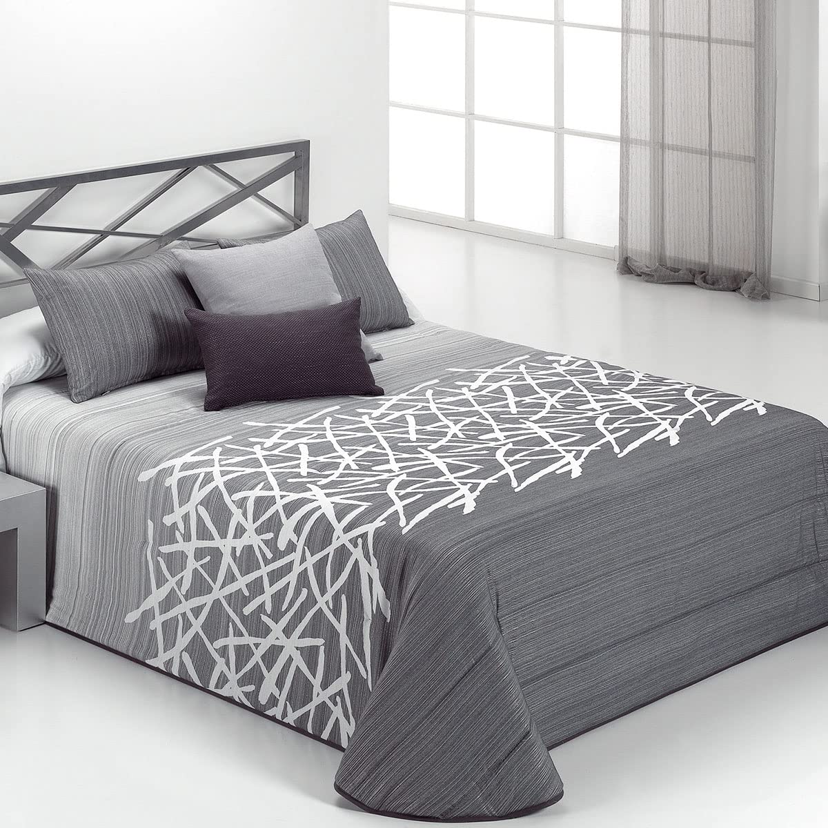 Reig Marti Edredón Edgar 3B - Cama 135 Cm - Color Gris C08