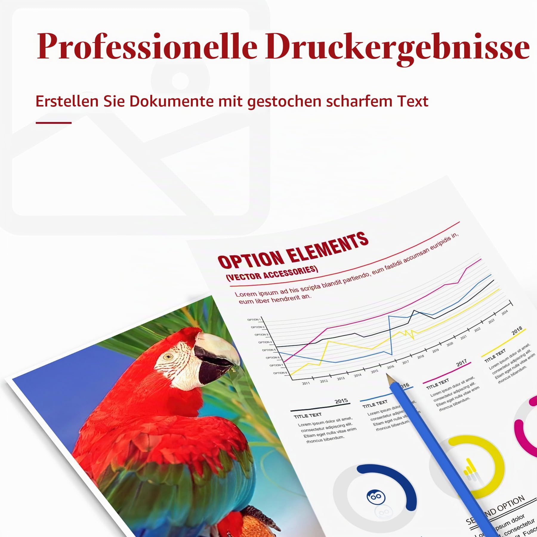 560XL 561XL Druckerpatronen Ersatz für Canon 560 561 Patronen 2er-Pack