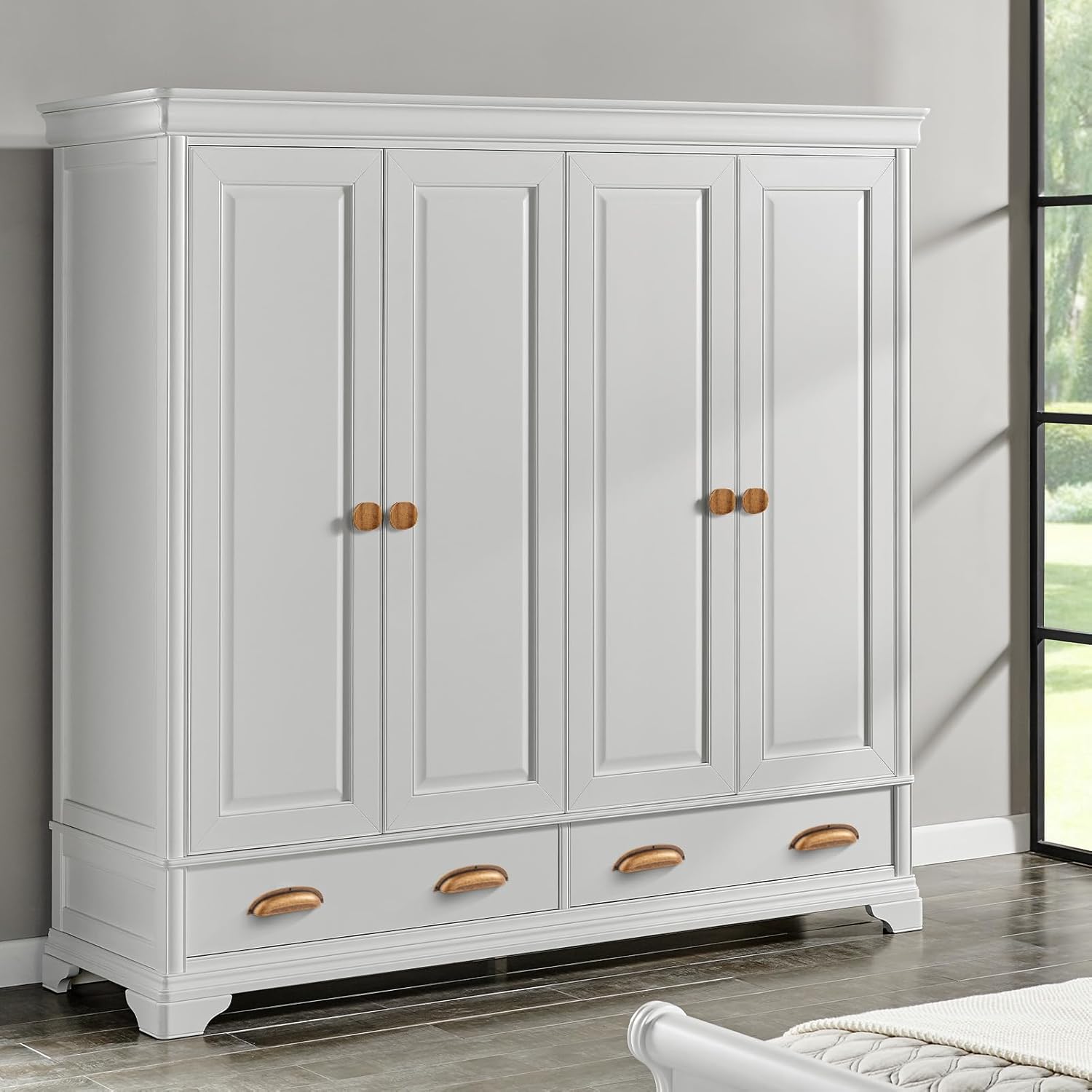 BOZWELL 3-3/4 Inch（96mm） Hole Center Antique Brass Heavy Duty Solid Cabinet Cup Pulls, Vintage Brass Kitchen Drawer Handles Cup for Cupboard Hardware Handles 6 Pack BZ2501