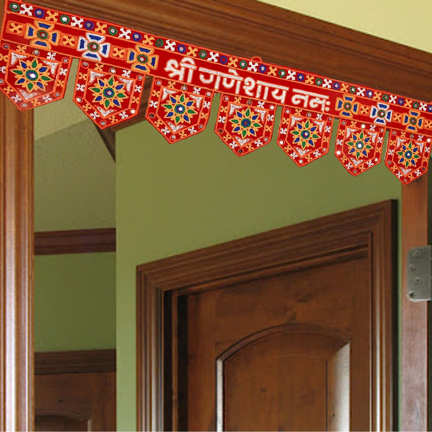 ascension Shubh Deepawali Design Stone Pearl Traditional Shubh Labh Art Handmade Door Bandarwal Toran For Home Door Home Décor Hangings Decoration Inches(Design 10) (B0B9XZ86VT) Amazon Price History, Amazon Price Tracker