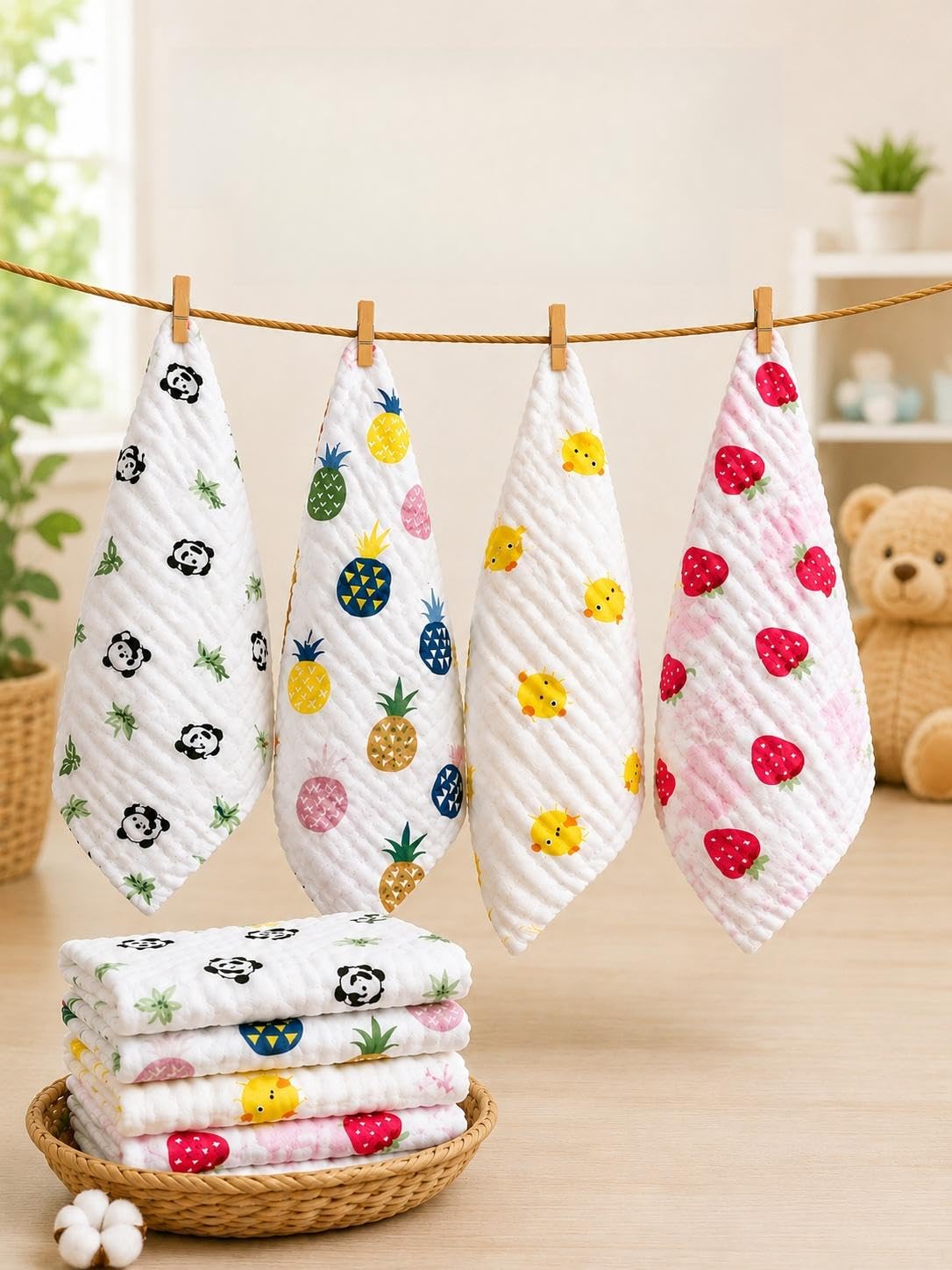 Muslin Hanky | 100% Cotton Muslin material-image-44