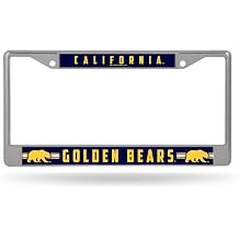 Rico Industries NCAA Unisex-Adult Standard Chrome License Plate Frame