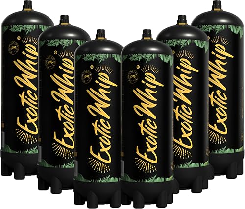 Miniatura 6 de Cargadores de crema batida exóticos - Tanque de óxido nitroso desechable de 22.58 oz para dispensador de crema batida - Bote de crema batida de