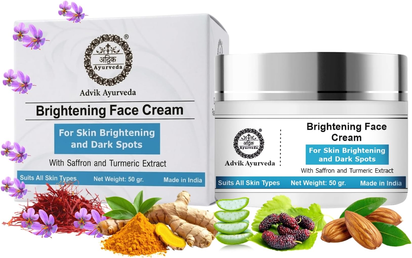 Brightening Face Cream for Men and Women, 50g | Face Cream for Dark Spots