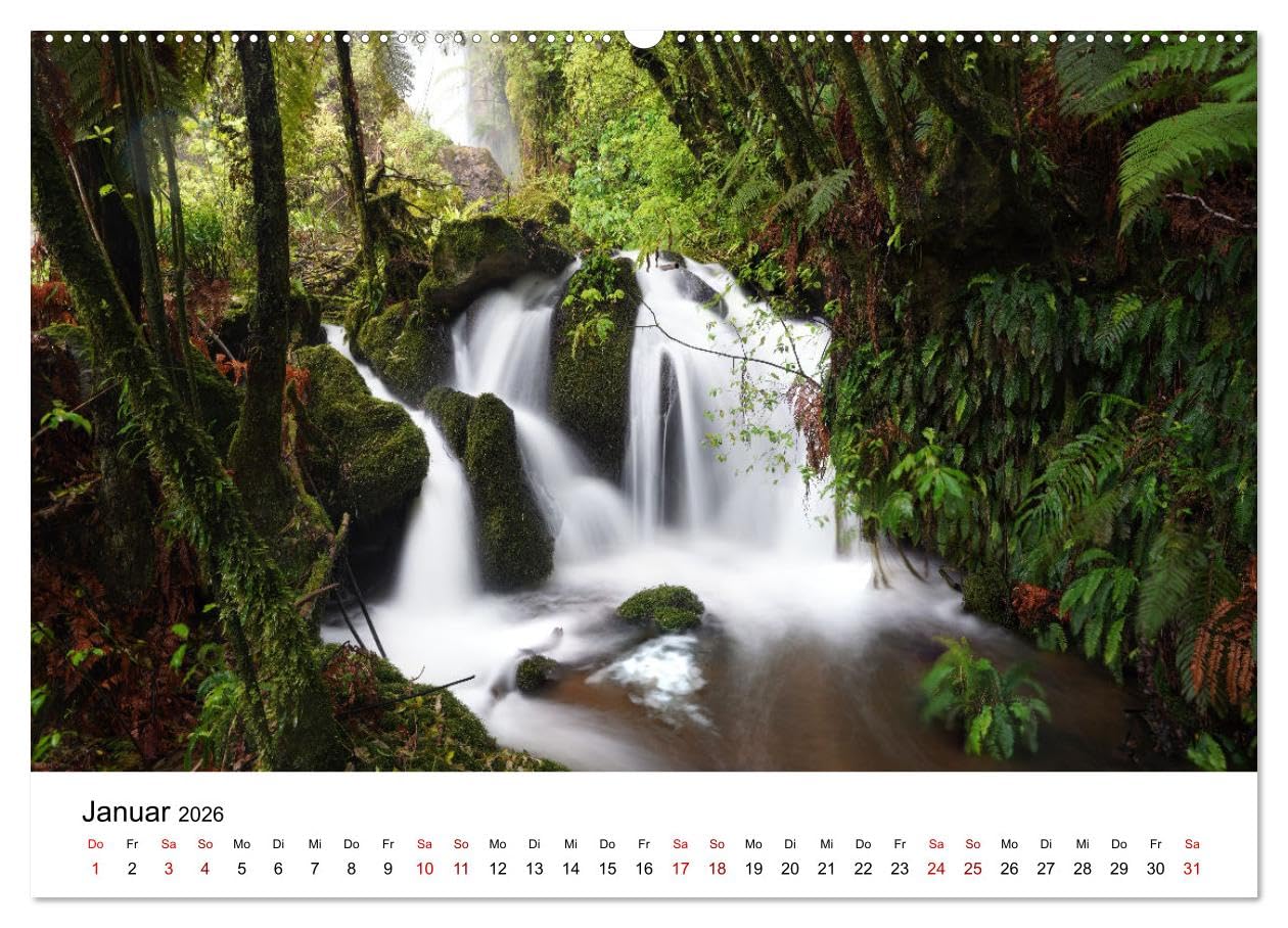 Neuseeland - Regionen Waikato und Bay of Plenty (Wandkalender 2026 DIN A2 quer), CALVENDO Monatskalender: Erleben Sie die Neuseelands schönste Regionen Waikato und Bay of Plenty